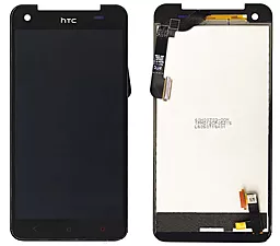 Дисплей HTC Butterfly (X920d) з тачскріном, оригінал, Black