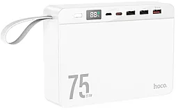 Повербанк Hoco J94 Overlord PD/QC 75000 mAh 22.5W White - фото Повербанк Hoco J94 Overlord PD/QC 75000 mAh 22.5W White