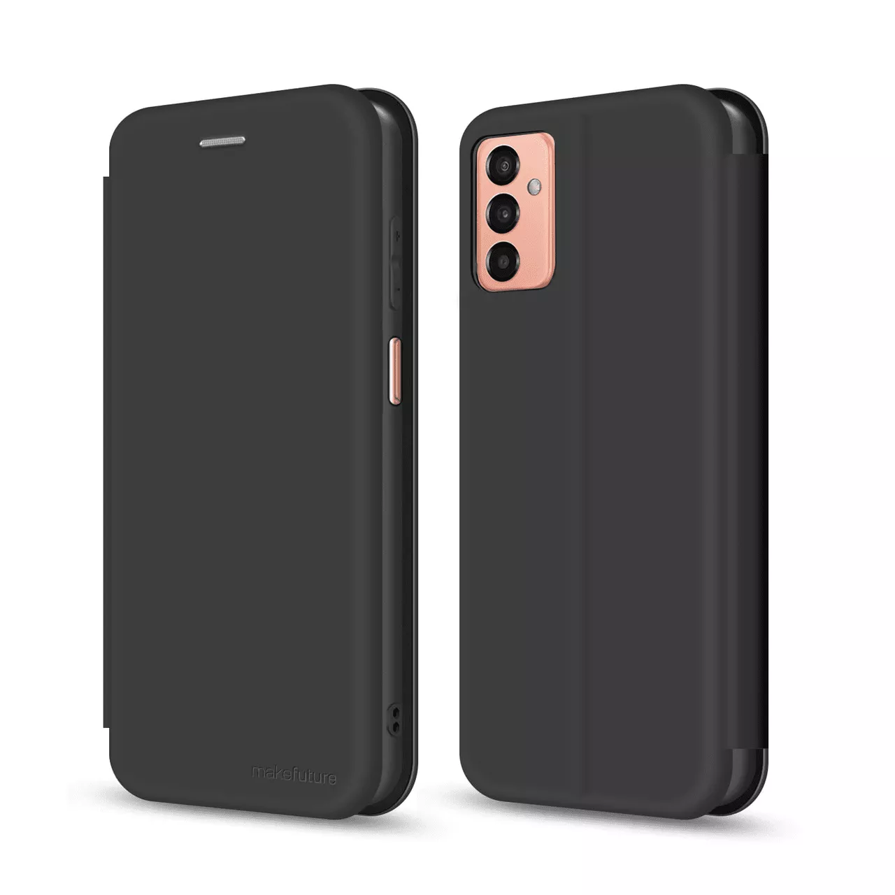 Чехол MAKE Flip Soft-Touch для Samsung Galaxy A23  Black (MCP-SA23BK) - фото 1