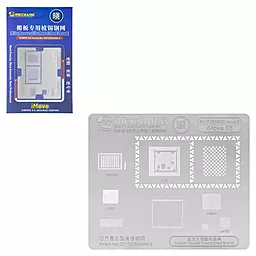 BGA трафарет (для реболлинга) Mechanic iMove 05 для Apple iPhone XR / XS / XS Max A12 - фото BGA трафарет (для реболлинга) Mechanic iMove 05 для Apple iPhone XR / XS / XS Max A12