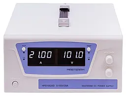 Лабораторний блок живлення Masteram HPS10020D 100v 20a 2000w - фото Лабораторний блок живлення Masteram HPS10020D 100v 20a 2000w