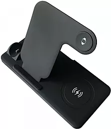 Бездротовий (індукційний) зарядний пристрій EasyLife Fast ZL 15W 5-in-1 for Apple iPhone/Watch/AirPods/Stylus Black