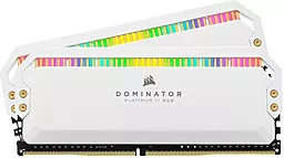 Оперативна пам'ять Corsair DDR4 16GB (2x8GB) 3600 MHz Platinum RGB White (CMT16GX4M2C3600C18W)
