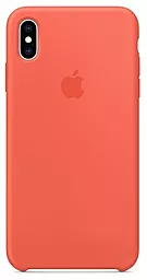 Чехол Apple Silicone Case PB для Apple iPhone XS Max Nectarine