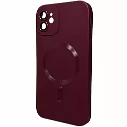 Чехол Cosmic Frame MagSafe Color для Apple iPhone 12 Wine Red