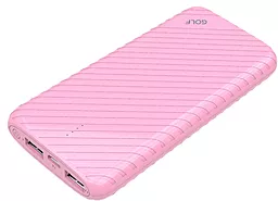 Повербанк GOLF Pineapple G19 10000mAh Pink - фото Повербанк GOLF Pineapple G19 10000mAh Pink