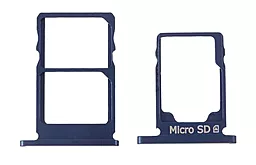 Слот (лоток) SIM-карти Nokia 5.1 Dual Sim комплект 2 шт Blue