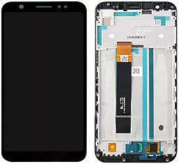Дисплей Asus Zenfone Max M1 ZB555KL (X00PD) з тачскріном і рамкою, оригінал, Black