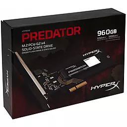 SSD Накопитель Kingston Predator 960 GB M.2 2280 (SHPM2280P2H/960G) - миниатюра 3