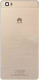 Задняя крышка корпуса Huawei P8 Lite (ALE-L21, ALE-L23) Gold - фото Задняя крышка корпуса Huawei P8 Lite (ALE-L21, ALE-L23) Gold