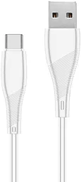 Кабель Walker C345 USB-A - Type-C 12w 2.4a 1м cable White - фото Кабель Walker C345 USB-A - Type-C 12w 2.4a 1м cable White