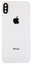 Задняя крышка корпуса Apple iPhone X со стеклом камеры Original Silver - фото Задняя крышка корпуса Apple iPhone X со стеклом камеры Original Silver