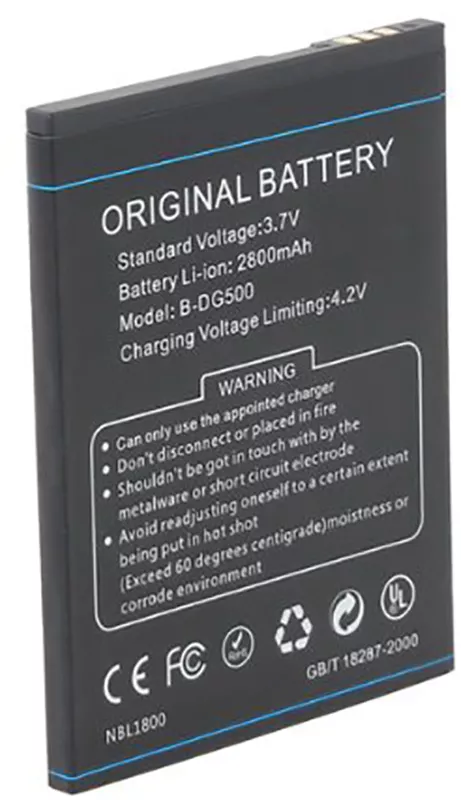 Аккумулятор для DOOGEE Discovery DG500 / B-DG500 (2800 mAh) 12 мес. гарантии - фото 3
