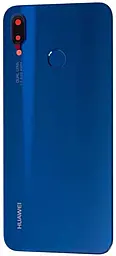 Задняя крышка корпуса Huawei P20 Lite / Nova 3e со сканером отпечатка пальца и со стеклом камеры Original  Blue