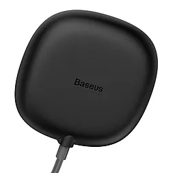 Бездротовий (індукційний) зарядний пристрій швидкої QI зарядки Baseus Suction Cup Wireless Charger Black (WXXP-01)