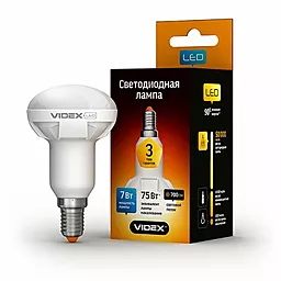 Світлодіодна лампа (LED) Videx R50 7W E14 4100K 220V (VL-R50-07144) - мініатюра 2