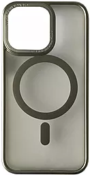 {"ru": "Чехол", "uk": "Чохол"}  Perfect Case with MagSafe для Apple iPhone 14 Pro Max Titanium Silver