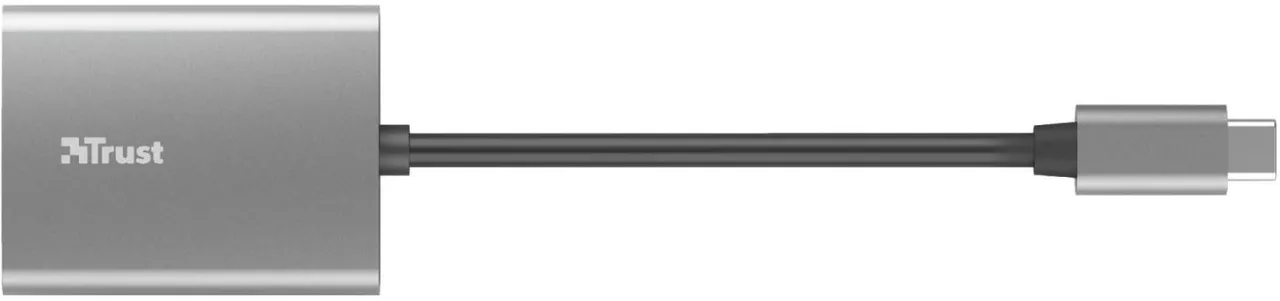Картридер Trust Dalyx Fast Type-C grey - фото 2