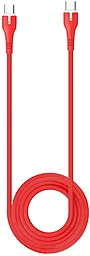 USB PD кабель Hoco X45 Surplus 60w 3a USB Type-C - Type-C cable red - мініатюра 3 USB PD кабель Hoco X45 Surplus 60w 3a USB Type-C - Type-C cable red - мініатюра 3