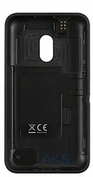 Задняя крышка корпуса Nokia 620 Lumia (RM-846) Black - миниатюра 2