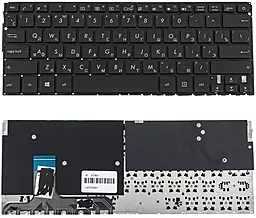 Клавіатура для ноутбуку Asus UX305 series без рамки чорна