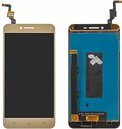 Дисплей Lenovo Lemon 3, K5 Plus (A6020a46) з тачскріном, оригінал, Gold - фото Дисплей Lenovo Lemon 3, K5 Plus (A6020a46) з тачскріном, оригінал, Gold