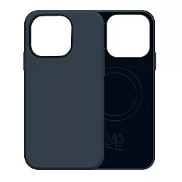 Чехол MAKE для Apple iPhone 14 Pro Premium Silicone MagPro Midnight (MCLPM-AI14PMN)