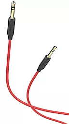 Аудио кабель Hoco UPA11 AUX mini Jack 3.5mm M/M Cable 1 м red - миниатюра 2
