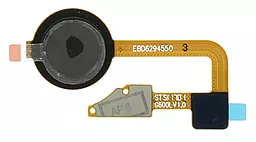 Шлейф LG G6 H870 / G6 H871 / G6 H872 / G6 H873 со сканером отпечатка пальца, Original Astro Black
