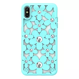 Чохол SwitchEasy Fleur Case for iPhone XS Max Mint (GS-103-46-146-57)