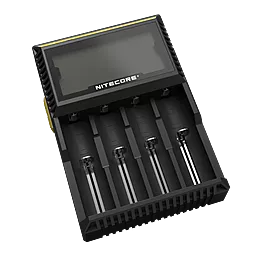 Зарядний пристрій Nitecore Digicharger D4 з LED дисплеєм (4 канали)