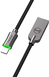 USB Кабель McDodo Knight Auto Power Off CA-3901 10W 2A 1.2M Lightning Cable Grey - мініатюра 2