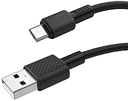 Кабель USB Hoco X29 Superior Style micro USB Cable Black - миниатюра 3