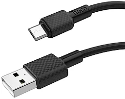 Кабель Hoco X29 Superior Style USB-A - micro USB 10w 1м cable Black - мініатюра 3 Кабель Hoco X29 Superior Style USB-A - micro USB 10w 1м cable Black - мініатюра 3
