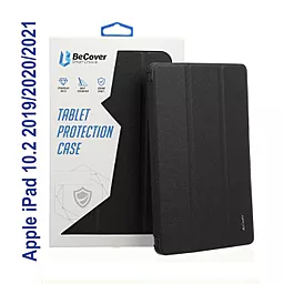 Чехол для планшета BeCover Tri Fold Soft TPU с креплением Apple Pencil для Apple iPad 10.2" 7 (2019), 8 (2020), 9 (2021) Black (706742)