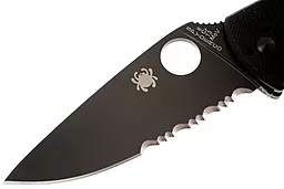 Ніж Spyderco Tenacious Black Blade (C122GBBKPS) - мініатюра 4