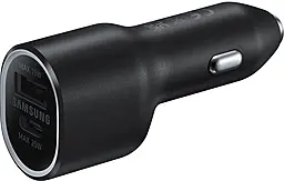 Автомобильное зарядное устройство Samsung Mini 40w PD USB-C/USB-A ports charger black (EP-LN930BBEGRU) - фото Автомобильное зарядное устройство Samsung Mini 40w PD USB-C/USB-A ports charger black (EP-LN930BBEGRU)