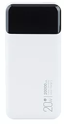 Повербанк XO PR192 20000 mAh 20W PD / QC White - фото Повербанк XO PR192 20000 mAh 20W PD / QC White