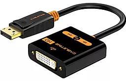 Видео переходник (адаптер) DisplayPort - DVI 1080p 60hz 0.2 m black (CP24B) Cabletime - фото Видео переходник (адаптер) DisplayPort - DVI 1080p 60hz 0.2 m black (CP24B) Cabletime