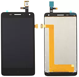 Дисплей Lenovo S660, S668T с тачскрином, оригинал, Black - фото Дисплей Lenovo S660, S668T с тачскрином, оригинал, Black