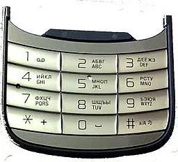 Клавиатура Sony Ericsson W20i Silver