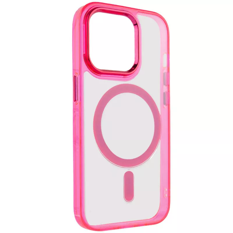 Чехол Epik Iris with MagSafe для Apple iPhone 14 Pro Raspberry - фото 2