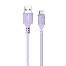 Кабель ColorWay USB-A - Type-C 12w 2.4a 1м cable Purple (CW-CBUC044-PU) - фото Кабель ColorWay USB-A - Type-C 12w 2.4a 1м cable Purple (CW-CBUC044-PU)