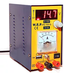 Лабораторный блок питания WEP PS-1501S 15V 1A
