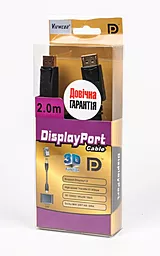 Видеокабель DisplayPort 2m Black (VD121-2M) Viewcon - миниатюра 2 Видеокабель DisplayPort 2m Black (VD121-2M) Viewcon - миниатюра 2