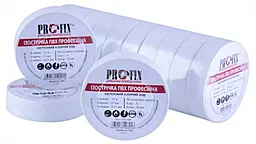 Изолента ProFix 0,13мм.х15мм. 20м белая
