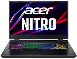 Ноутбук Acer Nitro 5 AN517-55-77JV Obsidian Black (NH.QLFEU.007) - фото Ноутбук Acer Nitro 5 AN517-55-77JV Obsidian Black (NH.QLFEU.007)