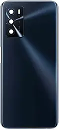 Задняя крышка корпуса Oppo A16 / A16s / A54s со стеклом камеры Crystal Black - фото Задняя крышка корпуса Oppo A16 / A16s / A54s со стеклом камеры Crystal Black