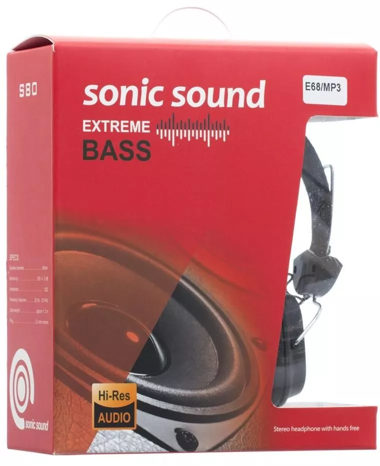 Наушники Sonic Sound E68 Red - фото 4