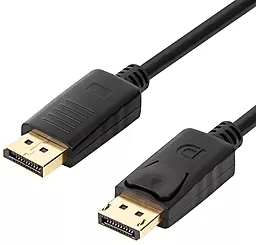 Відеокабель DisplayPort v1.2 4k 30hz 1.8m black (PR-DP-DP-P-03-30-18m) PrologiX